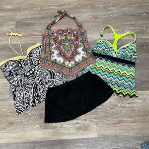Tankini lot sz 8 large 10